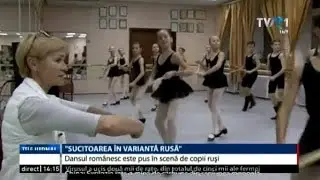 Dansul românesc „sucitoarea” este pus în scenă de copii în Rusia