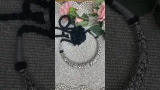 Pearl hasli in pure silver.  Shamaya silver