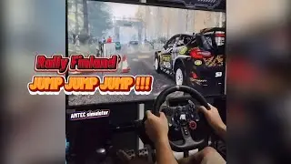 Ford Fiesta Rally Finland, Big Jump !!