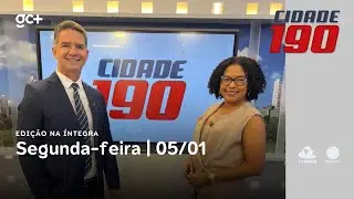 Cidade 190 | 05/01/26 | Acompanhe as principais not&iacute;cias do dia!