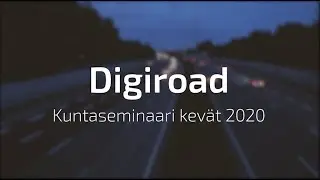 Digiroad kuntaseminaari | 15.5.2020