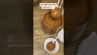 Bear 🐻 Cake Pops Tutorial | Cakepop Decorating #cakepops #bearcakepops #howto #baking #bake #cake