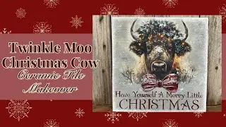 Преображение керамической плитки своими руками &mdash; Twinkle Moo ReDesign с Prima Christmas Decor