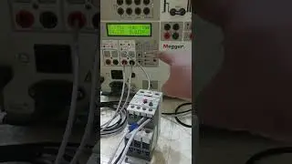 Thermal overload aux Relay test