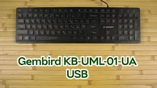 Розпаковка Gembird KB-UML-01-UA USB