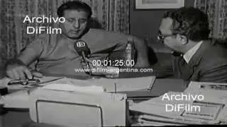 Rene Favaloro habla del congreso de cardiologos en Estados Unidos 1976