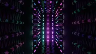neon RGB tunnel vj loop #youtubeshort #shorts #trending  #neon #rgb #vjloops