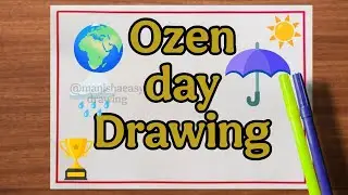 World Ozone Day poster making / World Ozone day drawing / Very easy drawing on World Ozone day#art
