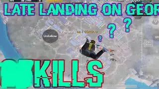 Late landing on Georgopool|MVP GOD|on PUBG mobile..❤️😘😍