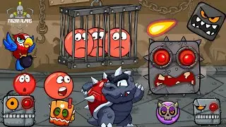 Red Ball 4 VS Ball V Red Boss Challenge | Box Factory & Molten Abyss