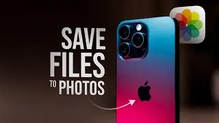 Как сохранить файлы в приложении &laquo;Фото&raquo; на iPhone (урок)