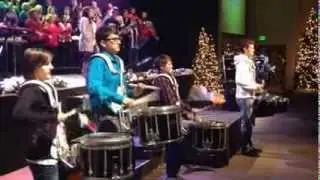 Dec 15, 2013 Hope Point Nazarene Choir featuring James Lohman directing River Valley HS percussion