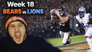 Bears Fan Reacts to: Bears vs Lions | Week 18 (Season 2025-26)