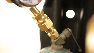 Acetylene Cylinder Bottle to Regulator CGA-200 (MC) to CGA-510 (POL) Adaptor