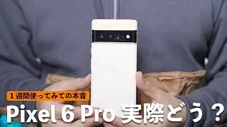 Pixel 6 Proを1週間使って感じた良い点・悪い点