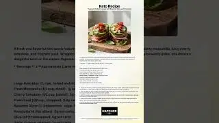 5-Minute Stuffed Avocado with Balsamic Glaze #keto #easyrecipe