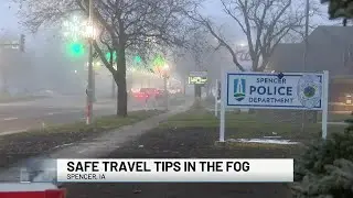 Heavy fog creates dangerous driving conditions in Northwest Iowa
