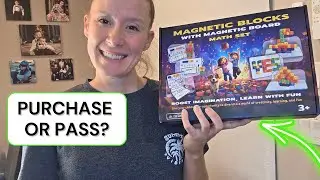 STEM Fun for Kids! 🧲 | Magnetic Transparent Blocks 2-in-1 Educational Building Toy