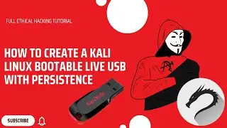 How To Create a Kali Linux 2022.2 Bootable live USB with Persistence ||Full ethical hacking Tutorial
