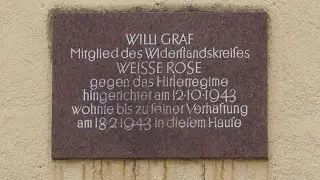 Willi Graf in München - Denk Mal Am Ort - Widerstandsgruppe Weiße Rose