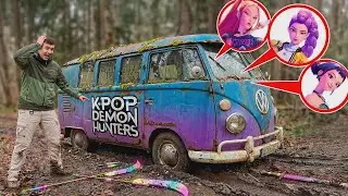 Am dat de un camion părăsit cu vânători de demoni KPop! Chiar există Huntrix în viața reală?