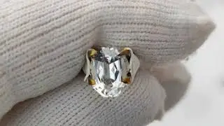 Danburite. (Dalnegorsk. Russia.) For sale $180. 1.55 carats. 8.3/5.8/4.3 mm..