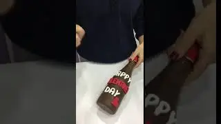 Valentine's Day Breakable Chocolate Bottle
