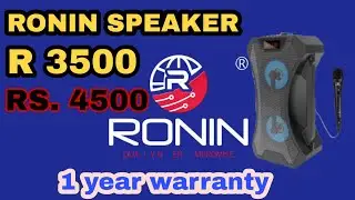 RONIN SPEAKER R3500 /#ronin #R3500 #Abchannel5555
