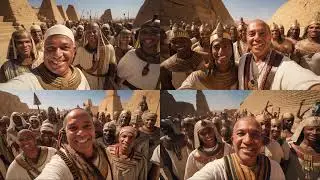 Midjourney prompts: Time travel selfies, Midjourney Inspiration, Cool things to do Mid journey AI