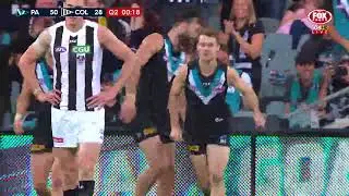 Gray checkside goal