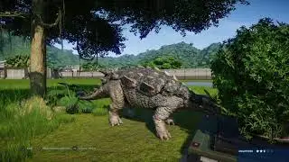 Jurassic World Evolution: (Modified) Crichtonsaurus vs Indominus rex