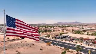 Drone Video / Water Tower Flag / Slow Mo / Yuma, AZ / 2022 #Yuma #Patriotic #Slowmotion #CNAerial