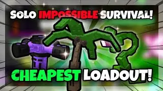 САМЫЙ ДЕШЁВЫЙ СПОСОБ пройти режим выживания Impossible в одиночку для новичков! Защита садовых ба...