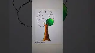 Cara menggambar pohon