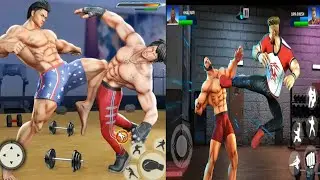 Gym Fighting Games : Bodybuilder Trainer Fight Pro Gameplay