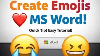 create Emoji in MS Word Using Unicode | how to create face emoji in MS Word | 1F600 Emoji Trick