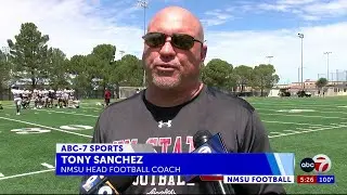 NMSU&rsquo;s Tony Sanchez not thrilled of Battle of I-10 pause in 2026