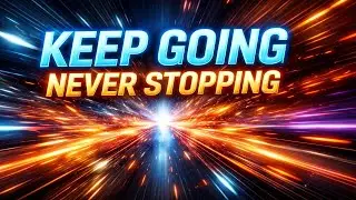 Keep going never stopping 