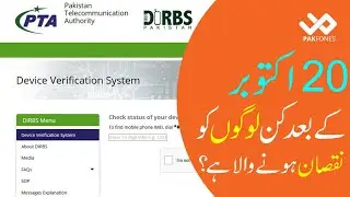 PTA Device Verification System - Who will loose after 20 October?