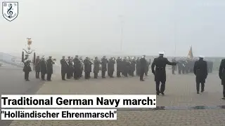 Pr&auml;sentiermarsch der Marine im Nebel - Kommando&uuml;bergabe Einsatzflottille 2 Schulz an Beck