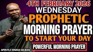 [WEDNESDAY 4TH FEBRUARY] SPEAK INTO YOUR WEDNESDAY BEFORE THE ENEMY DOES BY APOSTLE JOSHUA SALMAN
