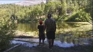 Camping at Barton Flats Campground and Fishing Jenks Lake