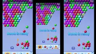 Bubble shooter Android gameplay || bubble shooter gameplay || bubble shooter game play level 84 & 85