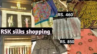 RSK Silks  shopping / Ugadi special Sarees / RSK SILKS New Models Sarees with price