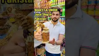 BIGGEST & UNIQUE Fruit & Dry Fruit Juice Shop in Pakistan! 🇵🇰#foodshorts #uniquefoods #juice #food