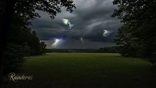 Countryside Thunderstorm &ndash; Relaxing Rain, Lightning & Dark Clouds