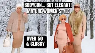 How to Style a Turtleneck Bodycon Dress for Mature Women (Classy + Chic Looks) #fyp