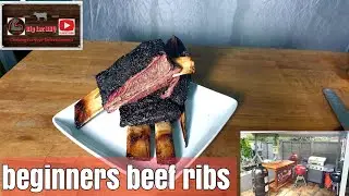 Beginners Beef Ribs, Low n Slow on the Fornetto Basso Smoker, great for someone starting out