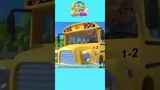 [1 MINUTE LOOP ] 🚍 Wheels on the Bus Sound Variations Remix 🎶 || Several Version | LullaBus #shorts