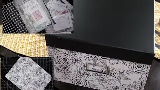 Diamond Press NEW! Craft Storage Binder & Box Bundle Review! Binder Available w/Pockets By Itself!